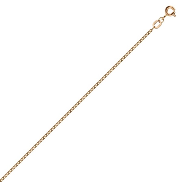 Цепь из красного золота, плетение «Гурмета»